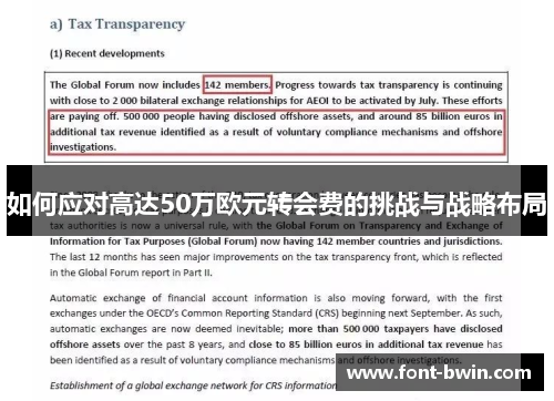 如何应对高达50万欧元转会费的挑战与战略布局